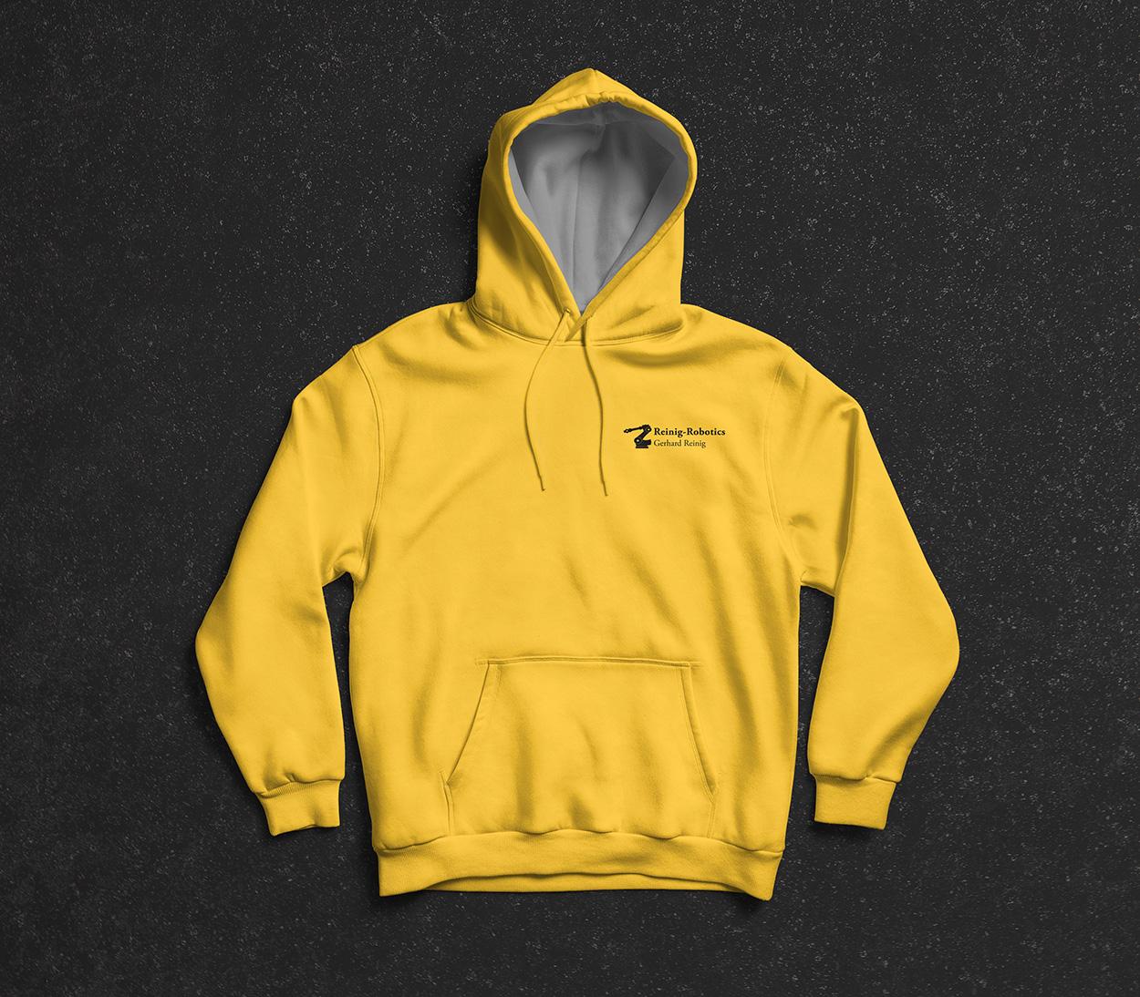 Bedruckter Hoodie mit Logo