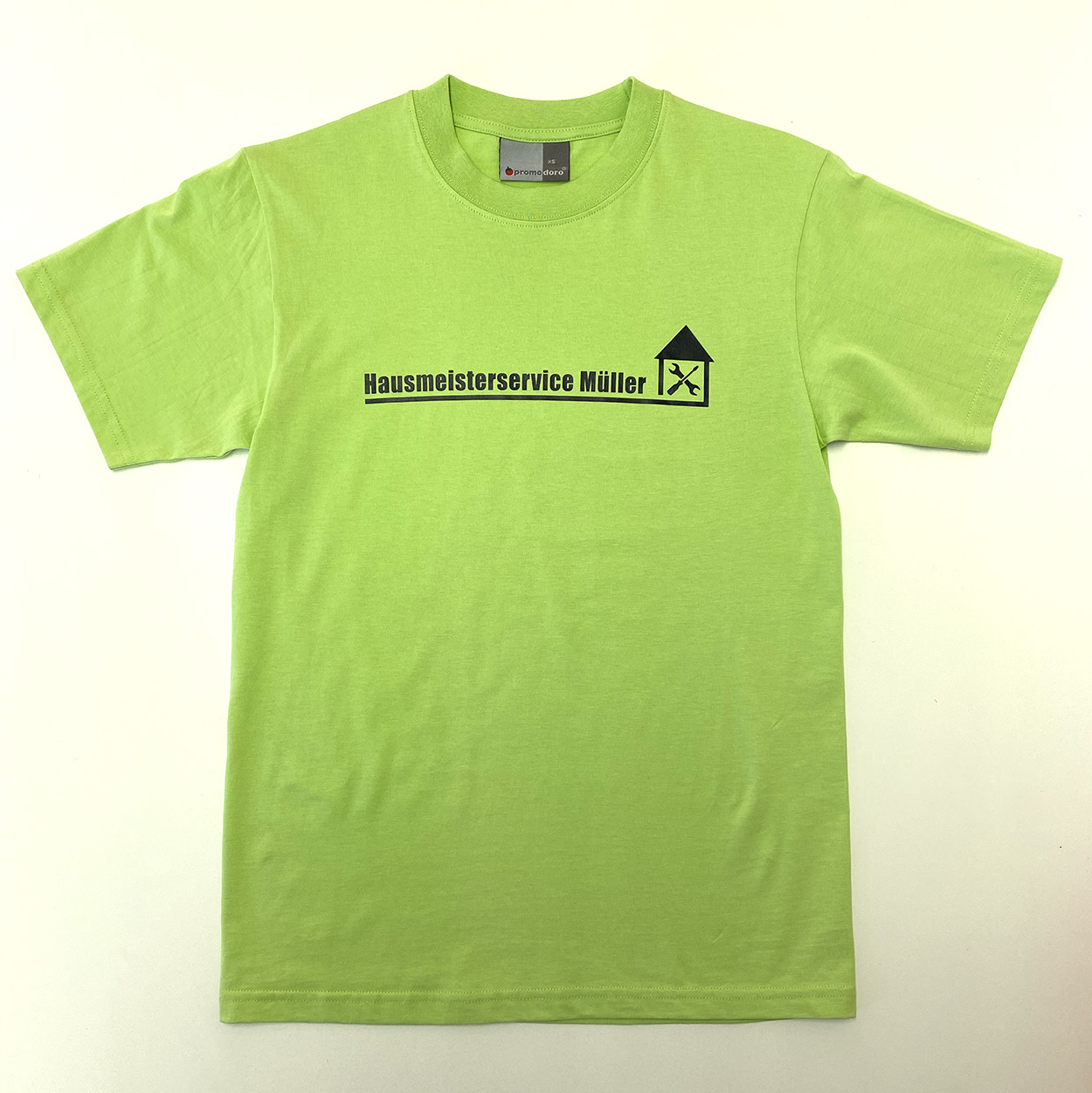 Bedrucktes T-Shirt mit Firmenlogo
